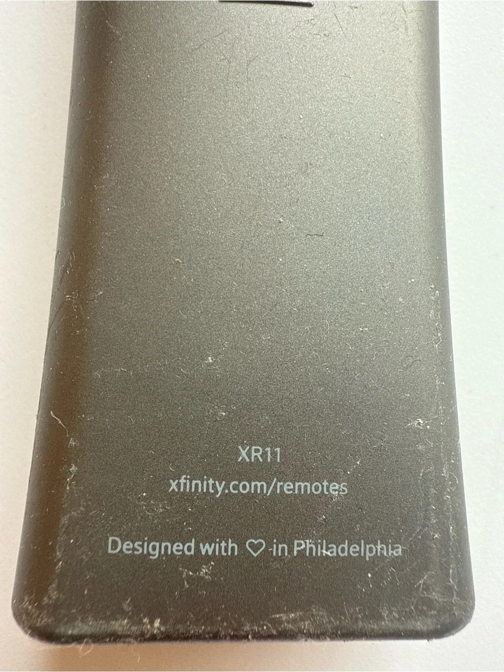 Remote Control in Dark Gray with Silver D-Pad